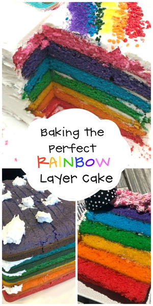 Rainbow Layer Cake Rainbow Layer Cake