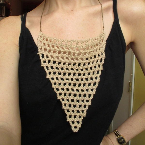 Mesh Crochet Necklace Mesh Crochet Necklace