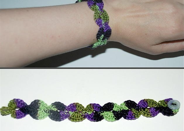 Shell Crochet Bracelet Pattern Shell Crochet Bracelet Pattern
