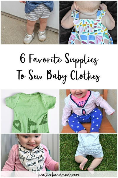 6 Best Supplies To Sew Baby Clothes 6 Best Supplies To Sew Baby Clothes