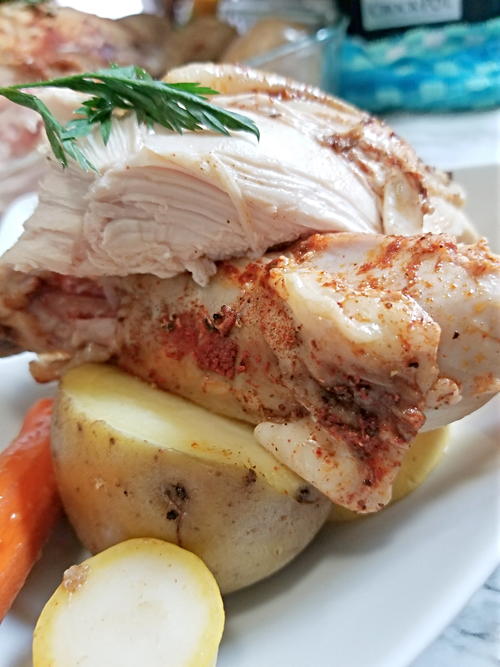 Slow Cooker Roasted Chicken Recipe Slow Cooker Roasted Chicken Recipe