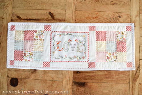 Quilted Table Runner Pattern For Spring Quilted Table Runner Pattern For Spring