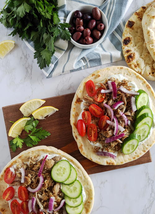 Crispy Pork Gyros Crispy Pork Gyros