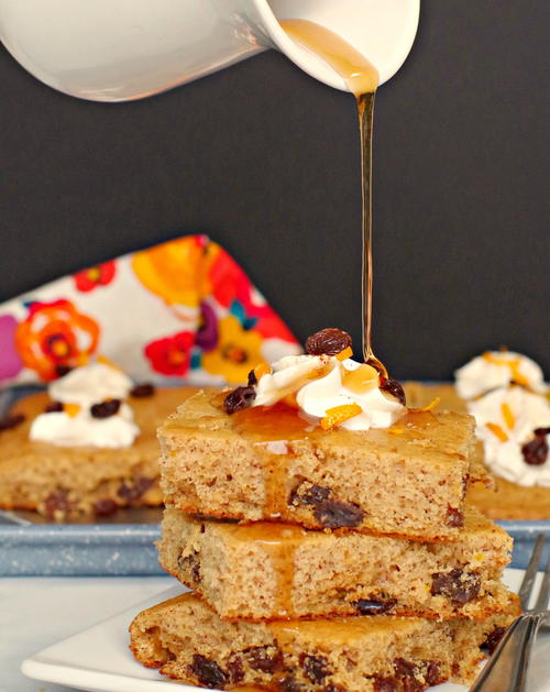 Rum Raisin Sheet Pan Pancakes Rum & Raisin Sheet Pan Pancakes