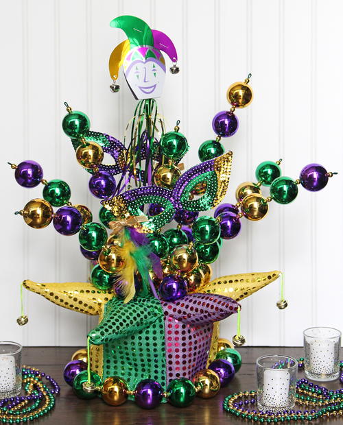 Mardi Gras Jester Centerpiece Mardi Gras Jester Centerpiece