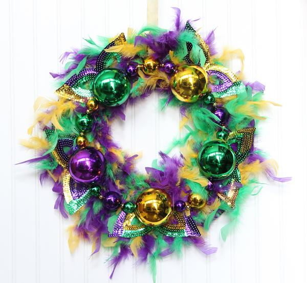 Mardi Gras Wreath Mardi Gras Wreath