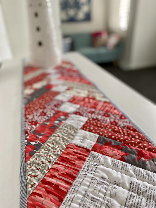Red Braid Table Runner Red Braid Table Runner