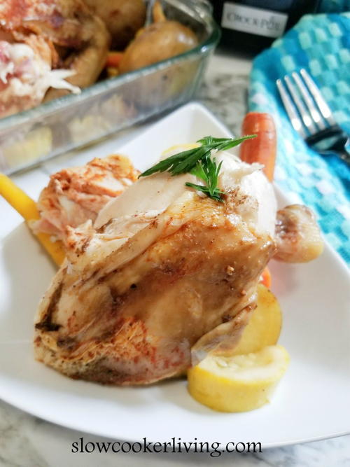 Slow Cooker Roasted Chicken Recipe Slow Cooker Roasted Chicken Recipe