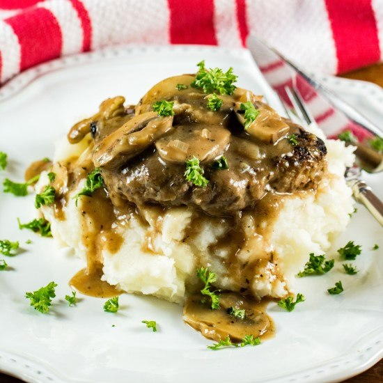 Salisbury Steak With Mushroom Gravy Salisbury Steak With Mushroom Gravy