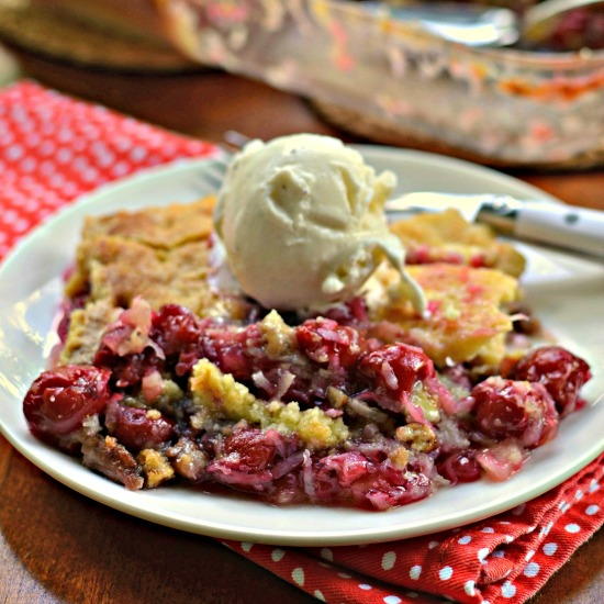 Easy Cherry Dump Cake Easy Cherry Dump Cake