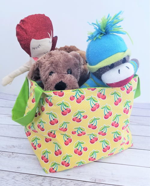 Fabric Basket Toy Bin Fabric Basket Toy Bin