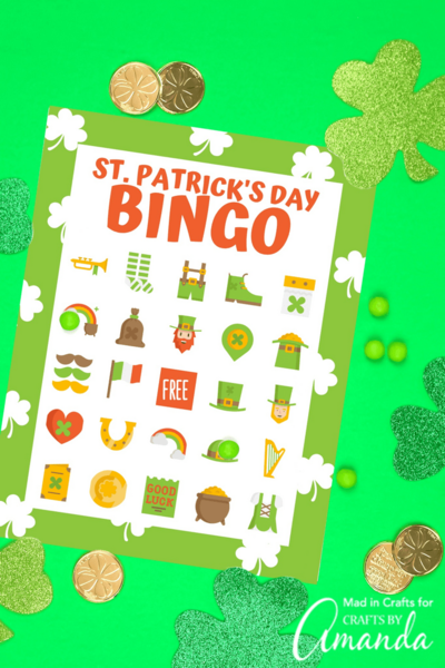 St Patricks Day Bingo St. Patrick's Day Bingo