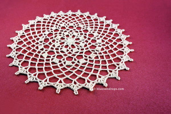 Easy Round Lace Doily Easy Round Lace Doily