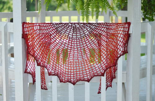 Sunset on Fire Crochet Shawl Pattern Sunset on Fire Crochet Shawl Pattern
