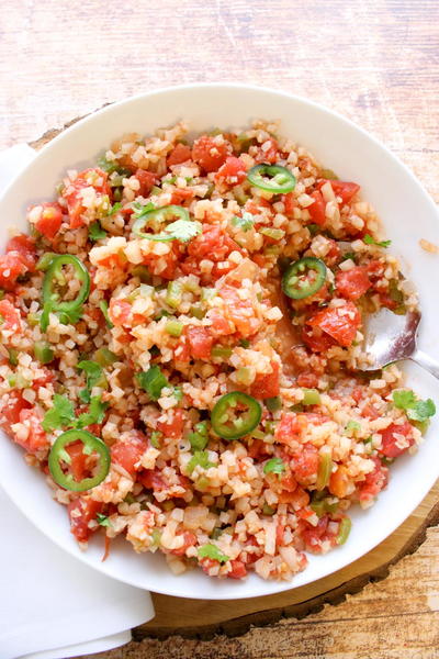 Spanish Cauliflower Rice Spanish Cauliflower Rice