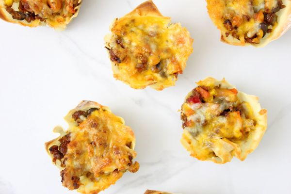 Easy Taco Sausage Cups Easy Taco Sausage Cups