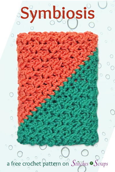 Symbiosis Corner to Corner Crochet Dishcloth Pattern