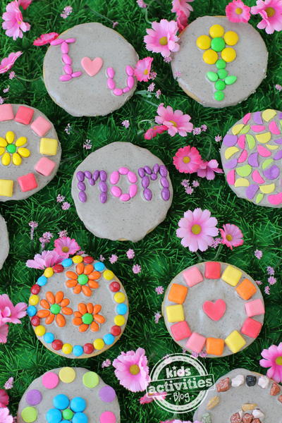 Garden Stone Cookies For Mothers Day