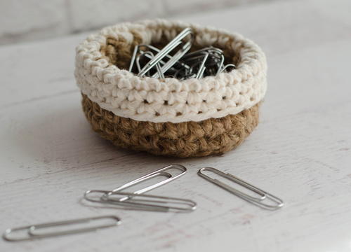 Mini Jute Basket Mini Jute Basket