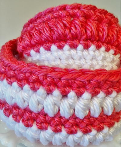 Coral Expressions Chunky Crochet Baskets