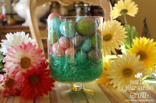 Simple Spring Centerpiece Simple Spring Centerpiece