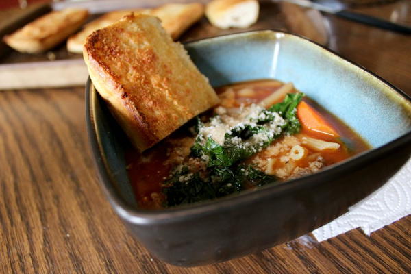 Springtime Minestrone With Sausage Springtime Minestrone With Sausage