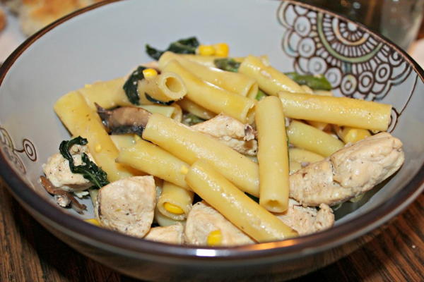 Ziti With Chicken And Spring Veggies Ziti With Chicken And Spring Veggies
