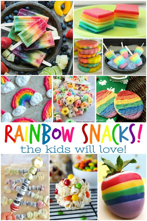 Rainbow Snacks The Kids Will Love! Rainbow Snacks The Kids Will Love!