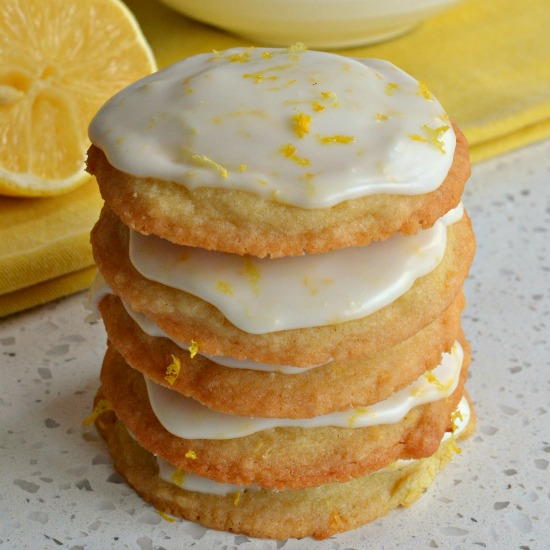 Iced Lemon Cookies Iced Lemon Cookies