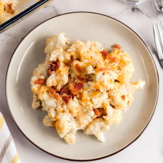 Loaded Cauliflower Casserole Loaded Cauliflower Casserole