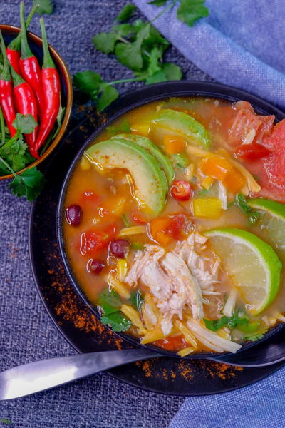Easy Instant Pot Chicken Tortilla Soup Easy Instant Pot Chicken Tortilla Soup