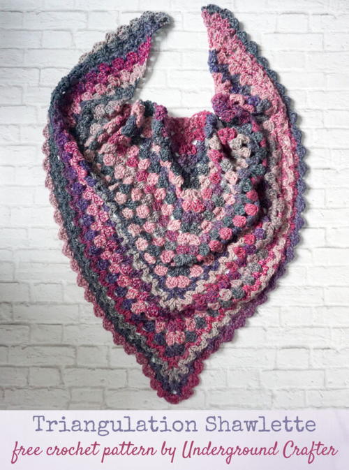 Triangulation Shawlette Triangulation Shawlette