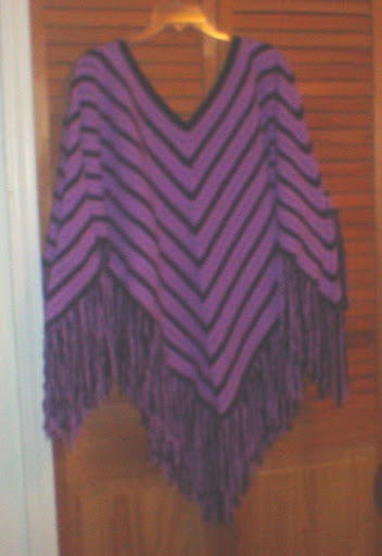 Striped Poncho Striped Poncho