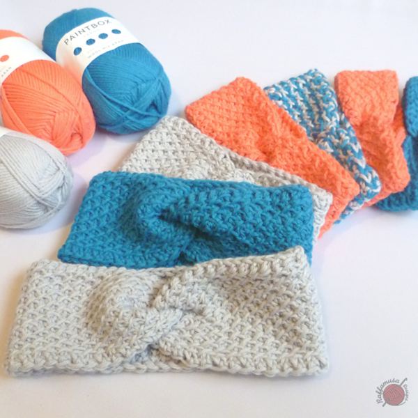 Diagonal Lattice Tunisian Headband Diagonal Lattice Tunisian Headband