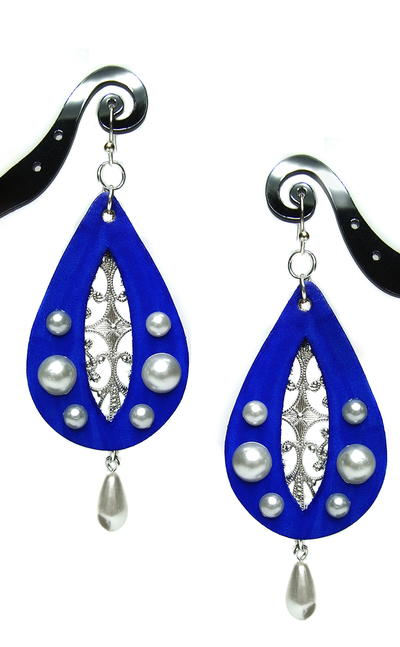 Diy Pearl And Filigree Leather Earrings Diy Pearl And Filigree Leather Earrings
