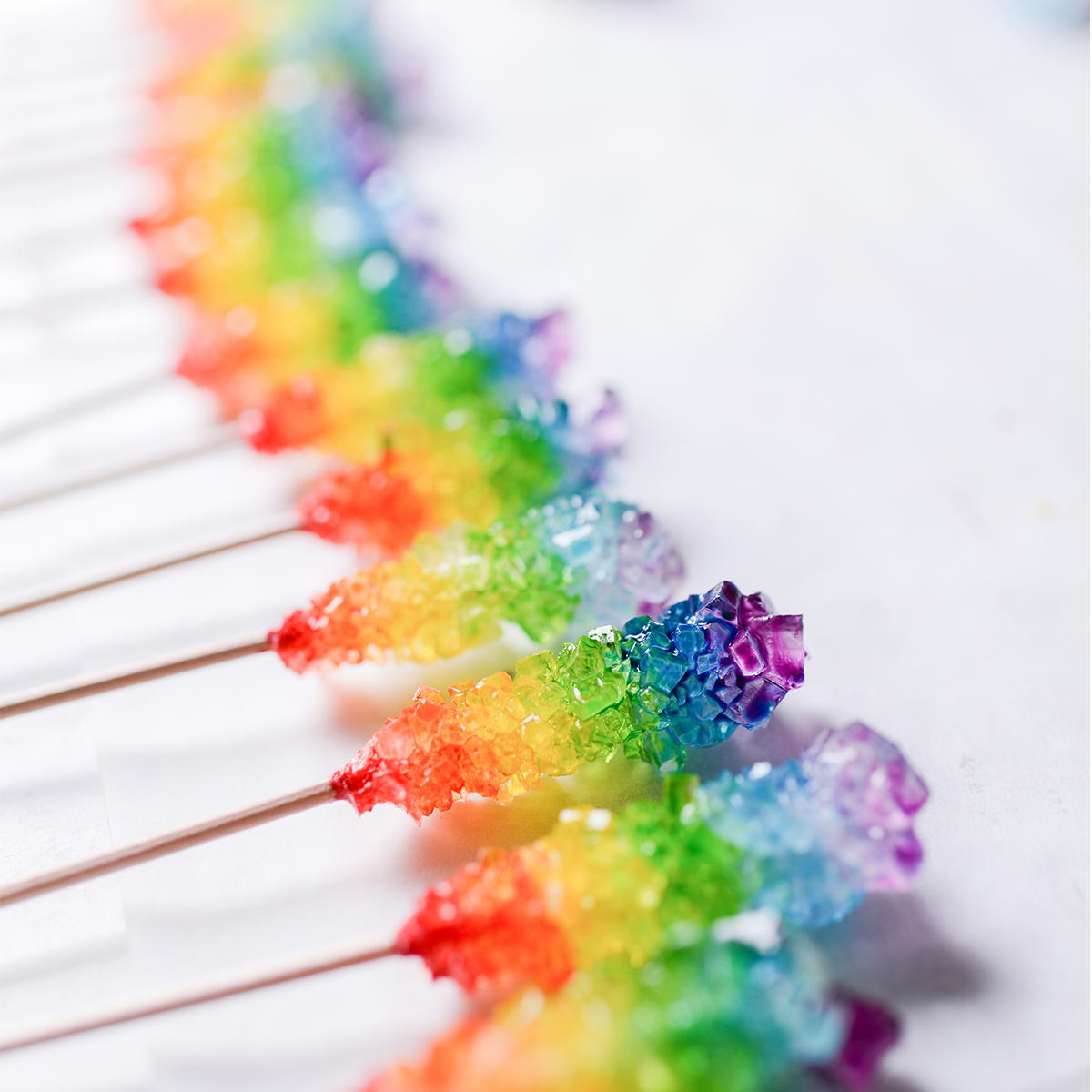 Rainbow Rock Candy