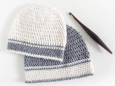 Single Double Crochet Baby Hat Pattern