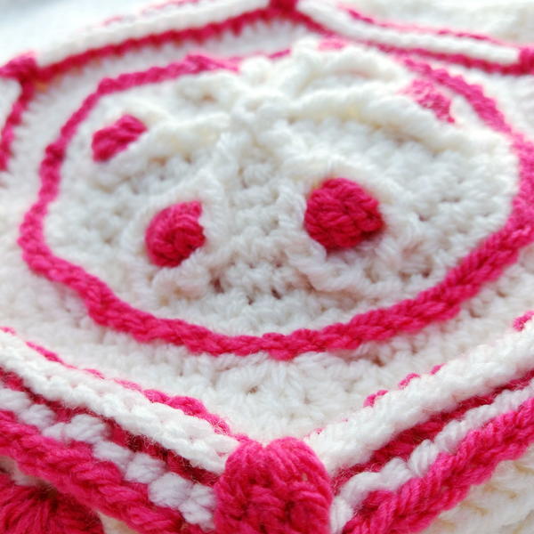 Ruby Hexagon Granny Square Ruby Hexagon Granny Square