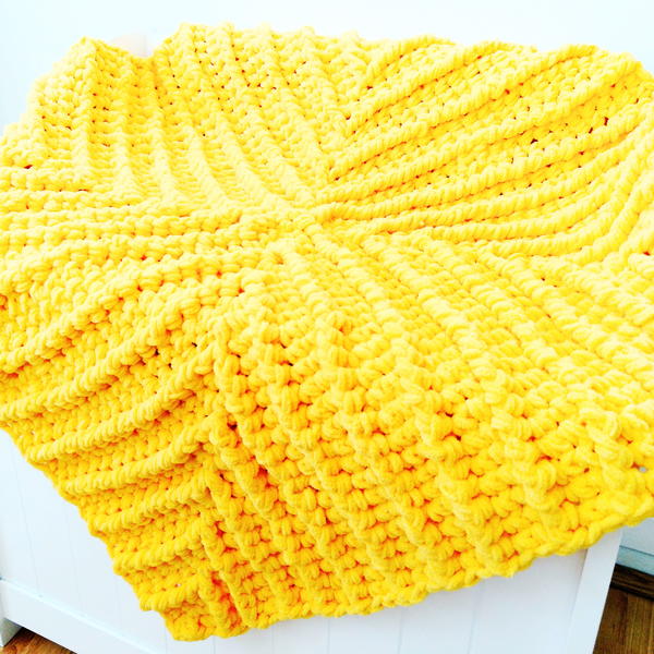 Chunky Chenille Baby Blanket Chunky Chenille Baby Blanket