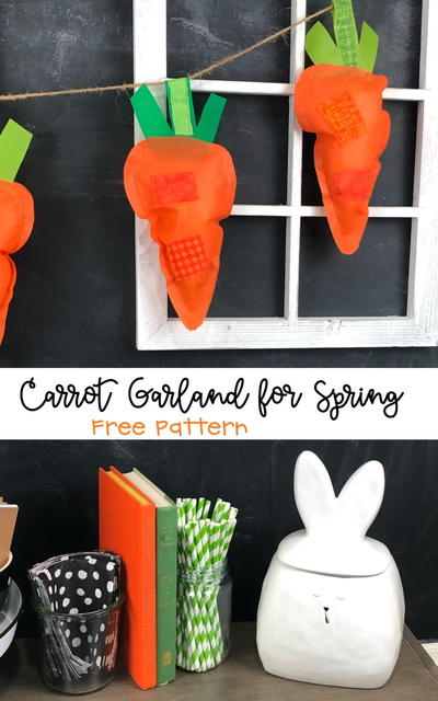 Carrot Garland Decoration Carrot Garland Decoration
