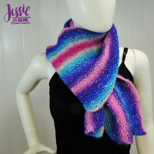 Striped Cake Scarf Striped Cake Scarf