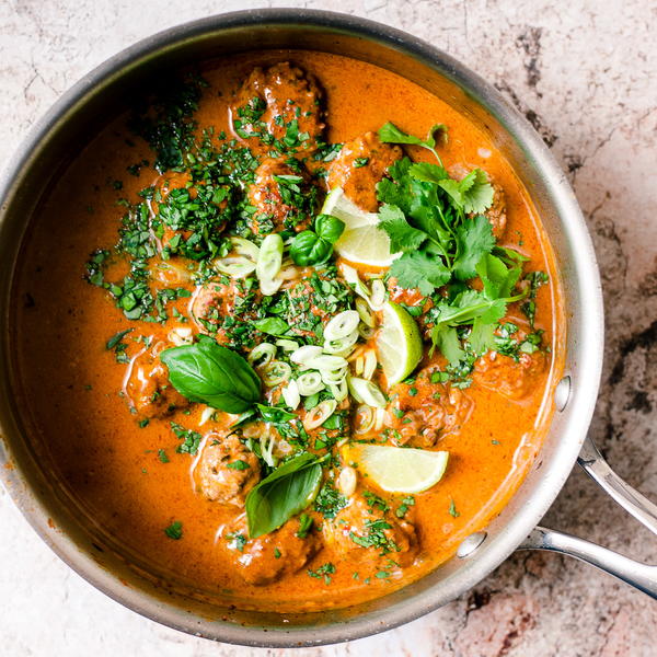 Thai Red Curry Turkey Meatballs Thai Red Curry Turkey Meatballs