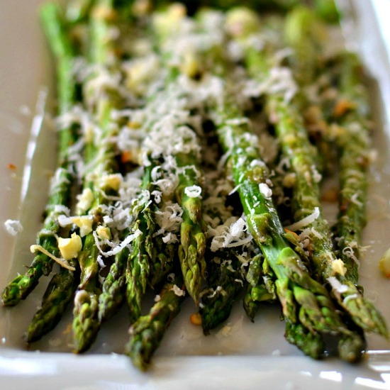 Oven Roasted Parmesan Asparagus Oven Roasted Parmesan Asparagus