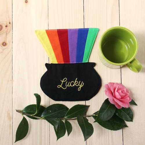 End Of The Rainbow Mug Mat End Of The Rainbow Mug Mat