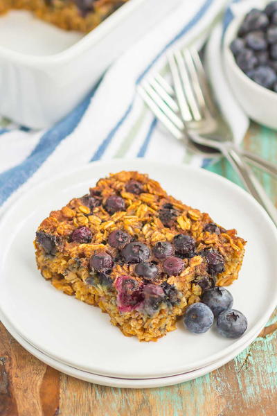 Blueberry Baked Oatmeal Blueberry Baked Oatmeal