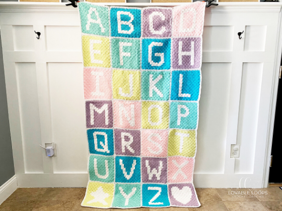 Alphabet Blanket Alphabet Blanket