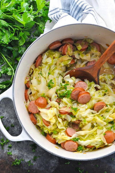 Sausage And Cabbage Sausage And Cabbage