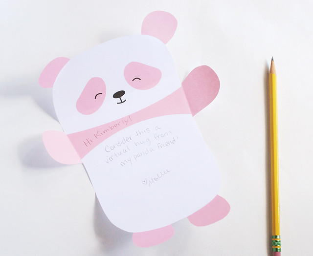 Printable Pink Panda Paper Printable Pink Panda Paper