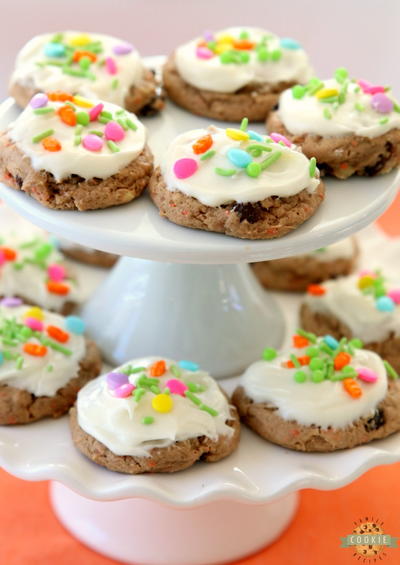 Carrot Cake Mix Cookies