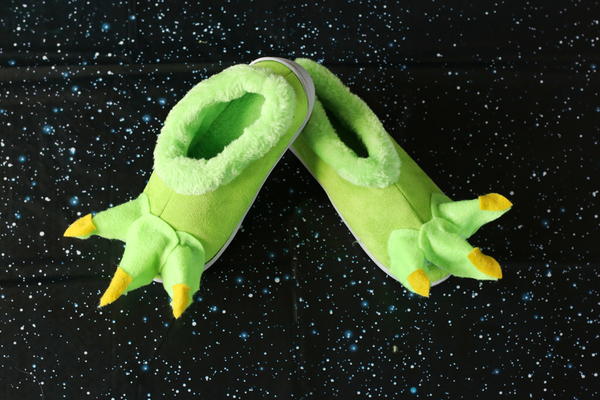 No-sew Baby Yoda Slippers No-sew Baby Yoda Slippers